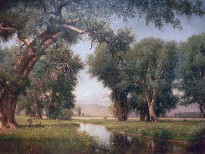 1820-Worthington Whittredge - Il fiume La Poudre